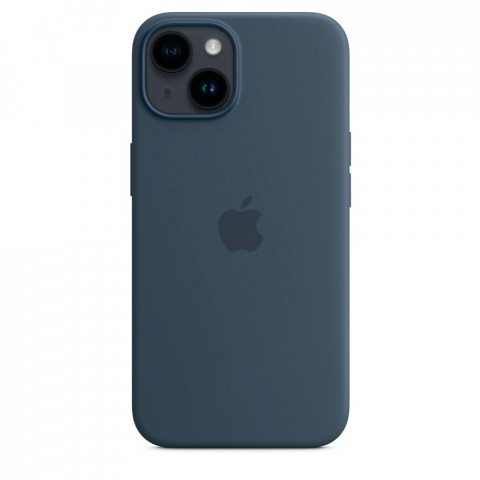 Чехол LUX Silicone Case для iPhone 14 Storm Blue without MagSafe